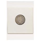 1911 Barber Dime US 10Â¢ Coin