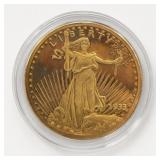1933 St. Gaudens Tribute Proof Gold-Plated