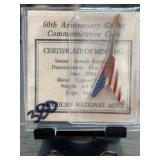 50th Anniversary Guitar Commemorative Coin Somali
