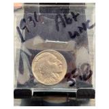 1936 Buffalo Nickel About Uncirculated