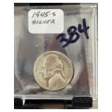 1945-S Jefferson Silver Nickel