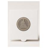 1853 Seated Liberty Quarter with Arrows andÂR