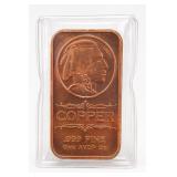 1 AVDP Oz .999 Fine Copper Bar