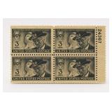 1951 U.S. 3Â¢ Confederate Veterans Plate Block