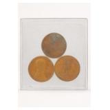 1912 Lincoln Wheat Cents, Lot of 5