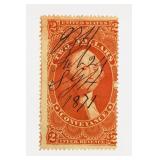 1862 $2 U.S. Revenue Stamp Conveyance