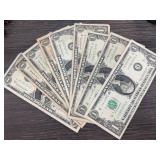 9-1953 Barr U.S. One Dollar Bills