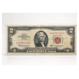1963 $2 United States Red Seal Note