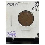 1929-S Lincoln Wheat Cent Penny