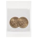 2022-D Nina Otero-Warren Quarter Pair, BU