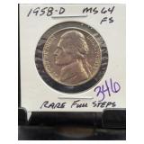 1958-D Jefferson Nickel MS64 FS