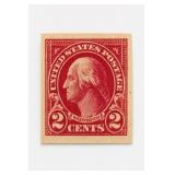 1923 2 Cent Washington Stamp, Unused