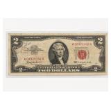 1963 Red Seal $2 United States Note