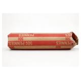 Roll of 50 Lincoln Wheat Pennies