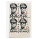 1971 Douglas MacArthur 6ï¿½ US Stamp Block & F.