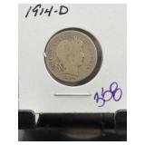 1914-D Barber Dime