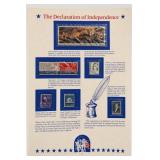 Declaration of Independence Stamp Set