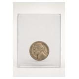 1943-P Jefferson Silver War Nickel