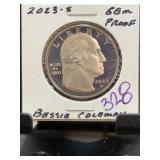 2023-S Bessie Coleman Gem Proof Quarter