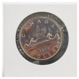 1972 Canada Silver Dollar Coin