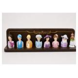 Avon Porcelain Thimble Set, 1982ï¿½1984