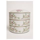 Japanese Porcelain 3-Tier Stacking Box