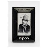 Lighter with Cowboy Portrait, Not Zippo