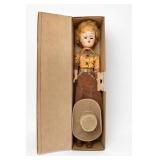 Gail DeLuxe Premium Jointed Cowgirl Doll