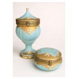 Hand-Painted Porcelain Trinket Boxes
