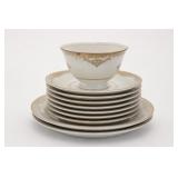 Empire China Monterey Tea Cup and Saucer Set