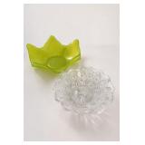 EAPG Bullseye and Fan Bowl & Westmoreland Lotus