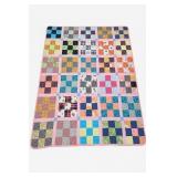 Handmade Patchwork Quilt 77" x 77"