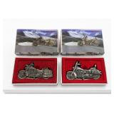 Harley-Davidson Pewter Belt Buckles Set