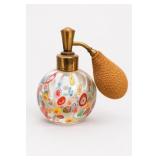 Murano Millefiori Glass Perfume Atomizer