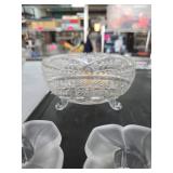 Crystal Candle Holders and Anna Hutte Bowl