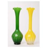 Pair Mid-Century Modern Candy Cane Cased BudV
