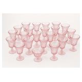 Fostoria Jamestown Pink Mid-Century Glass Gob