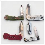Five Folding Pocket Knives