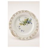 KPM Germany Floral Porcelain Plate