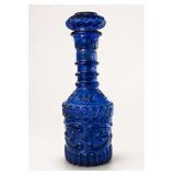 Wheaton Glass Blue Decanter Bottle