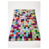 Handmade Patchwork Quilt 57" x 76"