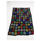 Handmade Multi-Color Crochet Afghan Blanket