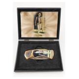 Collector Pocket Knife with Cowboy Art