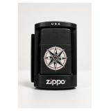 Zippo Black Matte Compass Rose Lighter