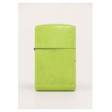 Zippo Neon Green Lighter, Made in USA