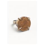 1891 Indian Head Cent Coin Ring