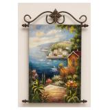 Framed Oil Painting Signed Tapestry Jacobo