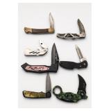 7 Folding Pocket Knives Assorted