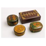 Decorative Trinket Boxes, Set of 4