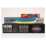 Board and Card Game Lot: Cranium, Sorry!, UNO